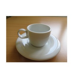  Šoljica za kafu 90 cc sa tacnom 13,5cm 