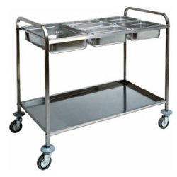 Kolica inox za GN posude Forcar CA1386 