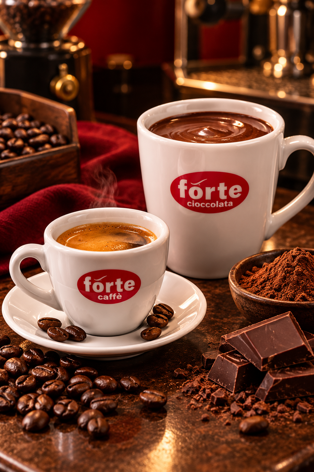 Forte caffè espresso kafa