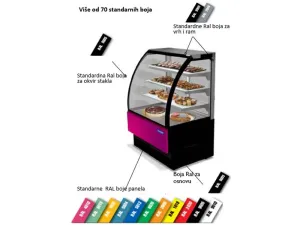 Vitrina topla Tecnodom EVO HOT90 - slika 5