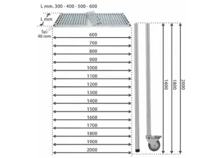 Modularna polica BRESCANCIN Aluplast - slika 4