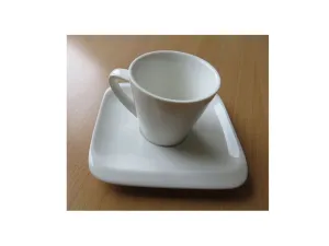 Šoljica za espresso 80cc sa tacnom 11,5x11,5 cm - slika 2