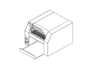 Toster tunelski SGS OEK400 - slika 3