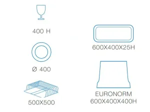 Kromo mašina za pranje kuhinjskog posuđa POT KP76ELDA - slika 2